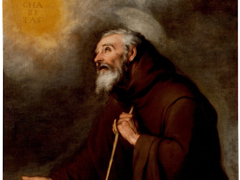 San Francesco di Paola con il bastone, dipinto di Bartolomé Esteban Murillo